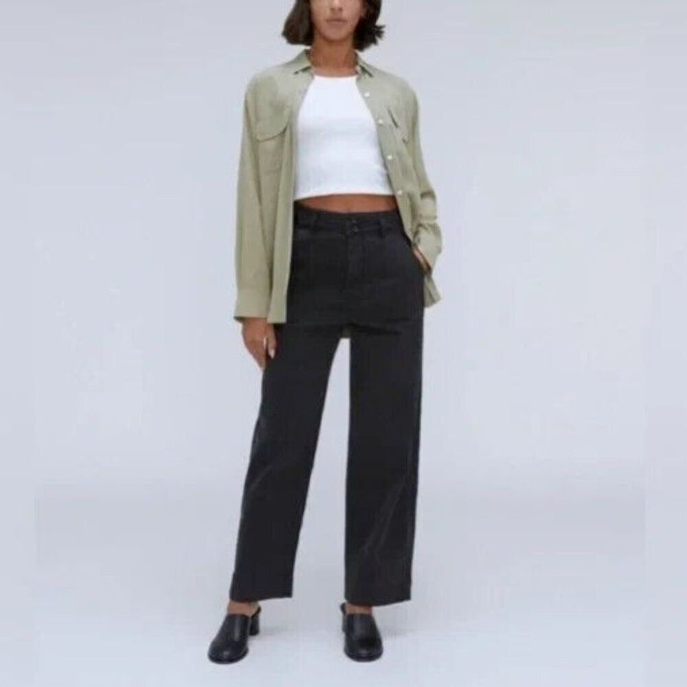 Everlane Black Wide-Leg Pants